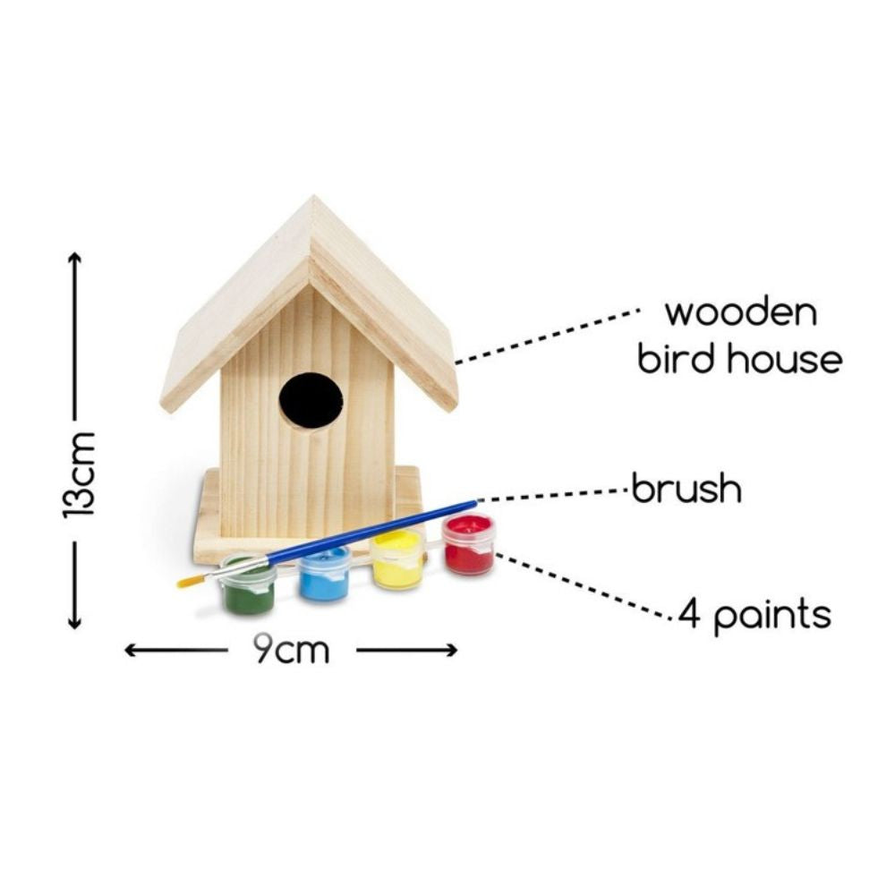 BS Toys Drewniany domek dla ptaków