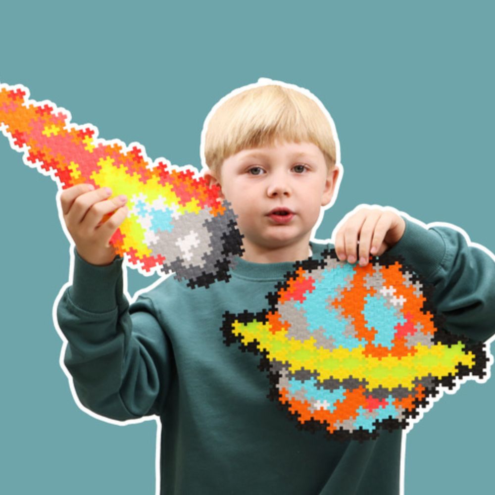 Plus Plus Puzzle dla dzieci 500 szt Kosmos układanie po numerach