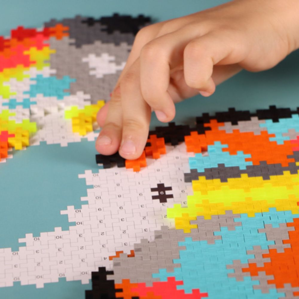 Plus Plus Puzzle dla dzieci 500 szt Kosmos układanie po numerach