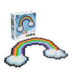 Plus Plus Puzzle dla dzieci 500 szt Tęcza układanie po numerach