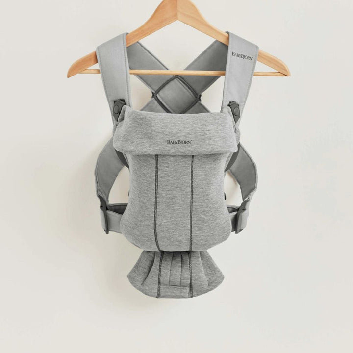 BABYBJORN nosidełko dla niemowlaka MINI 3D Jersey Light grey