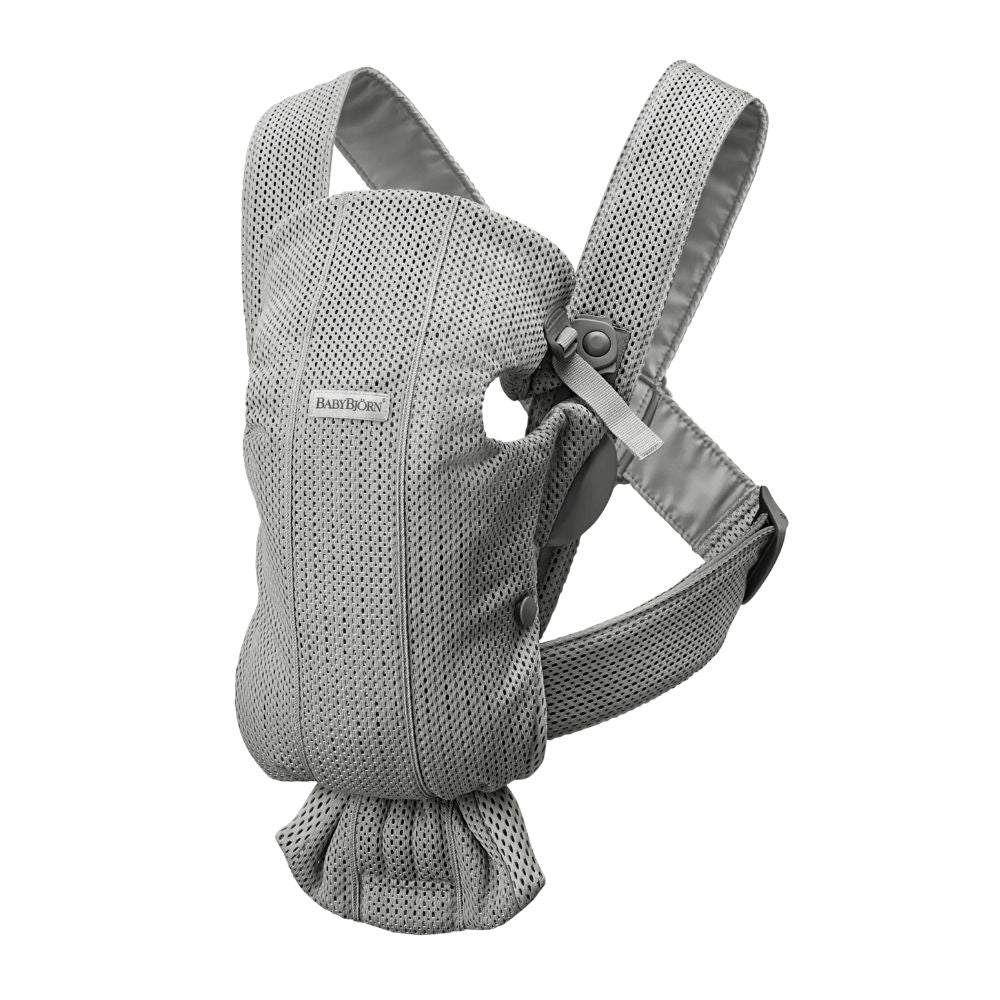 BABYBJORN nosidełko dla niemowlaka MINI 3D Jersey Light grey