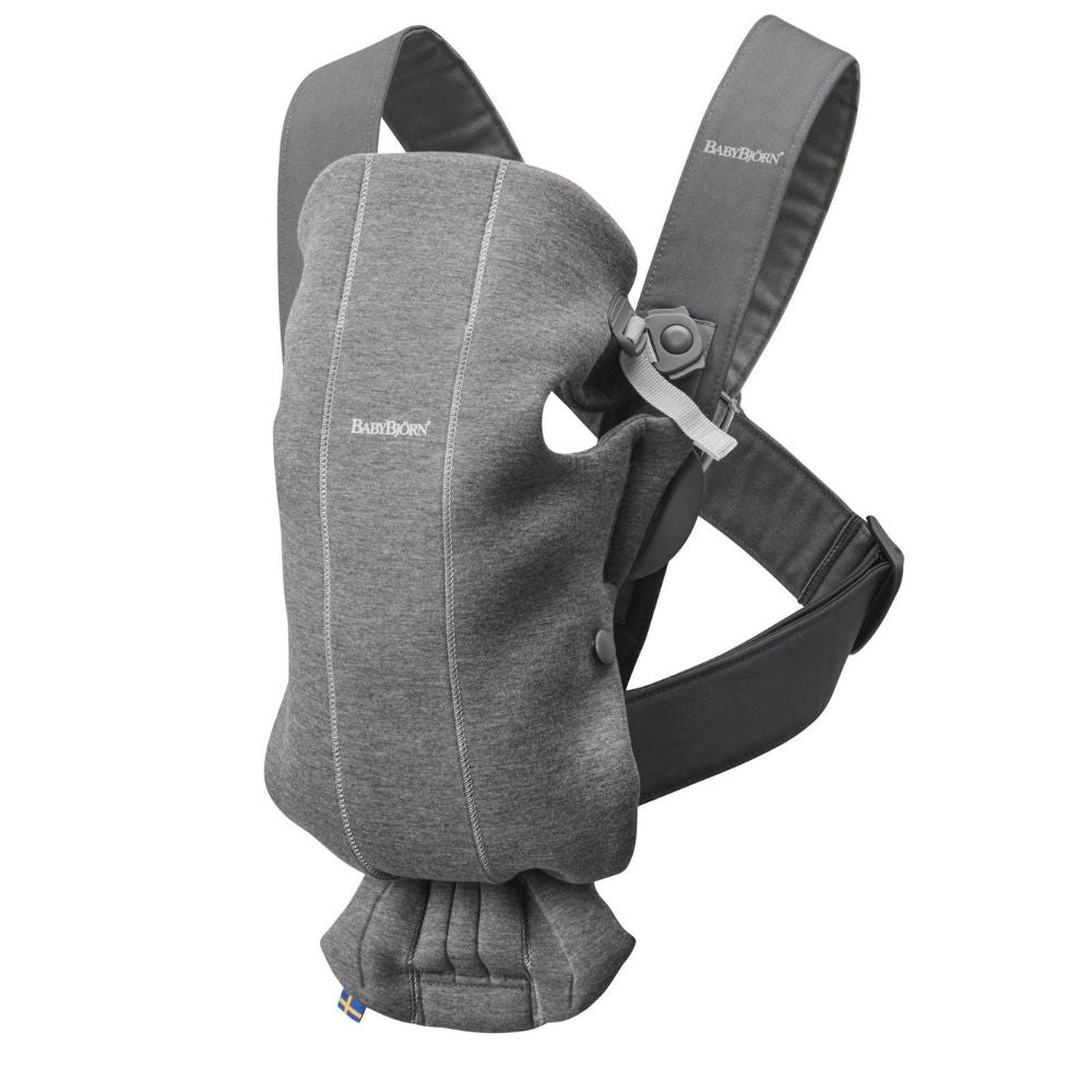 BABYBJORN nosidełko dla niemowlaka MINI 3D Jersey Dark grey