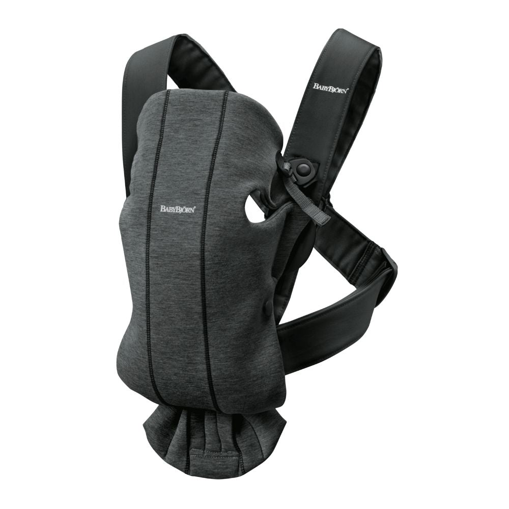 BABYBJORN nosidełko dla niemowlaka MINI 3D Jersey Charcoal Grey