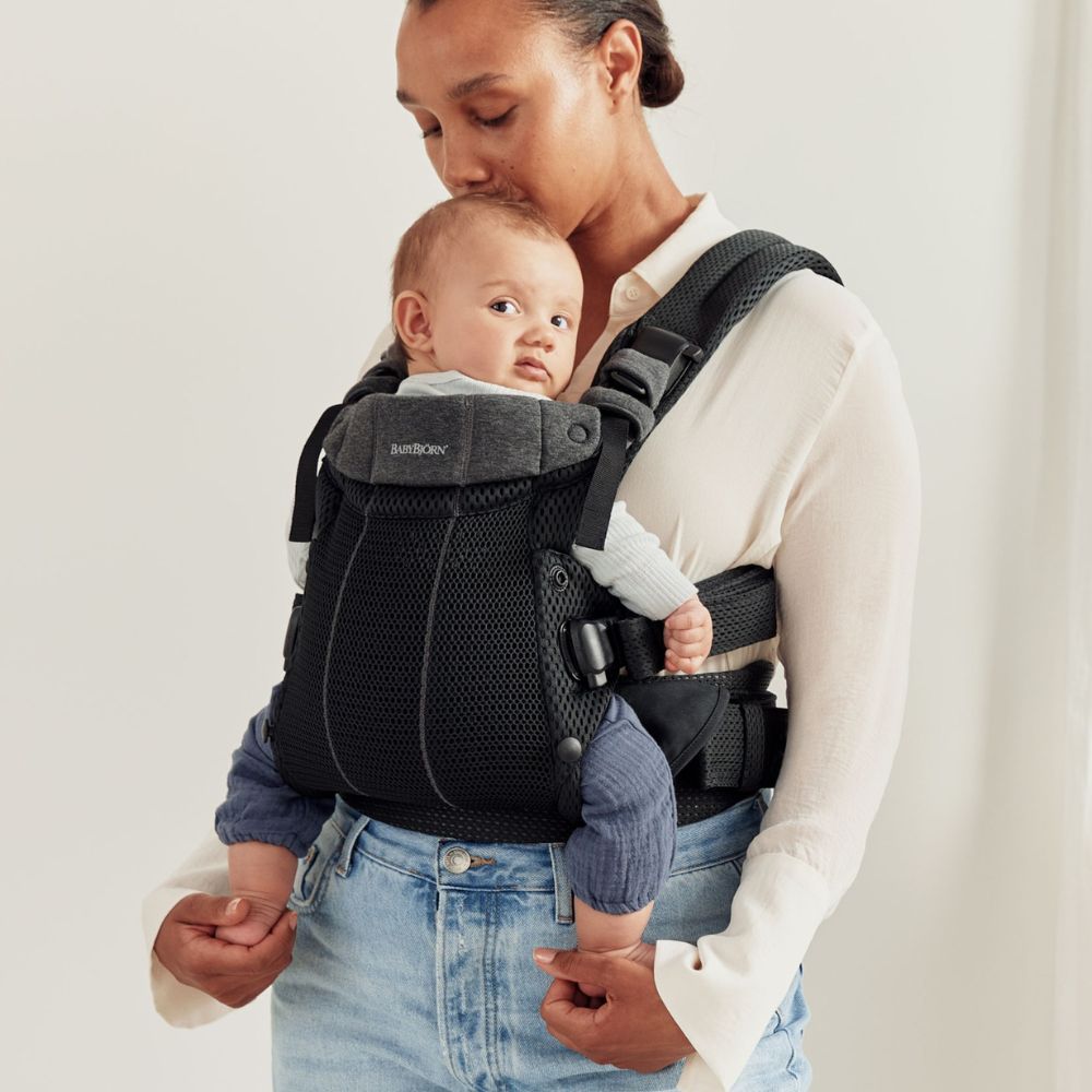 BABYBJORN nosidełko dla niemowlaka Harmony 3D Mesh Black