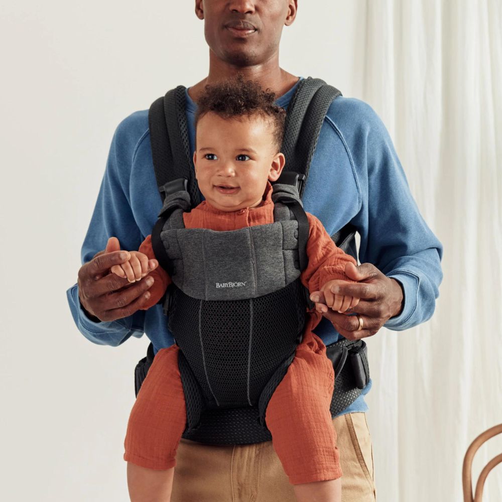BABYBJORN nosidełko dla niemowlaka Harmony 3D Mesh Black