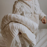My Memi Kocyk z wełny merino Cream