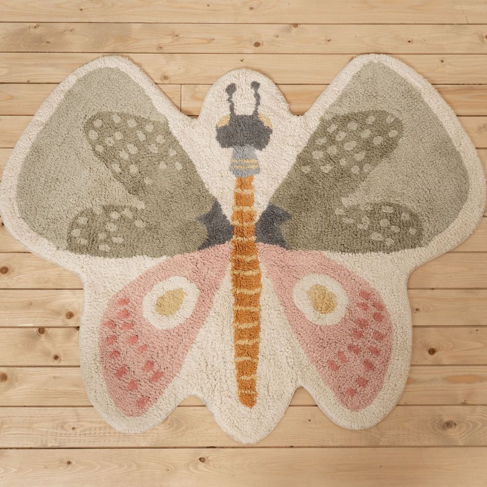Little Dutch Dywan dziecięcy Motyl 110x94 cm