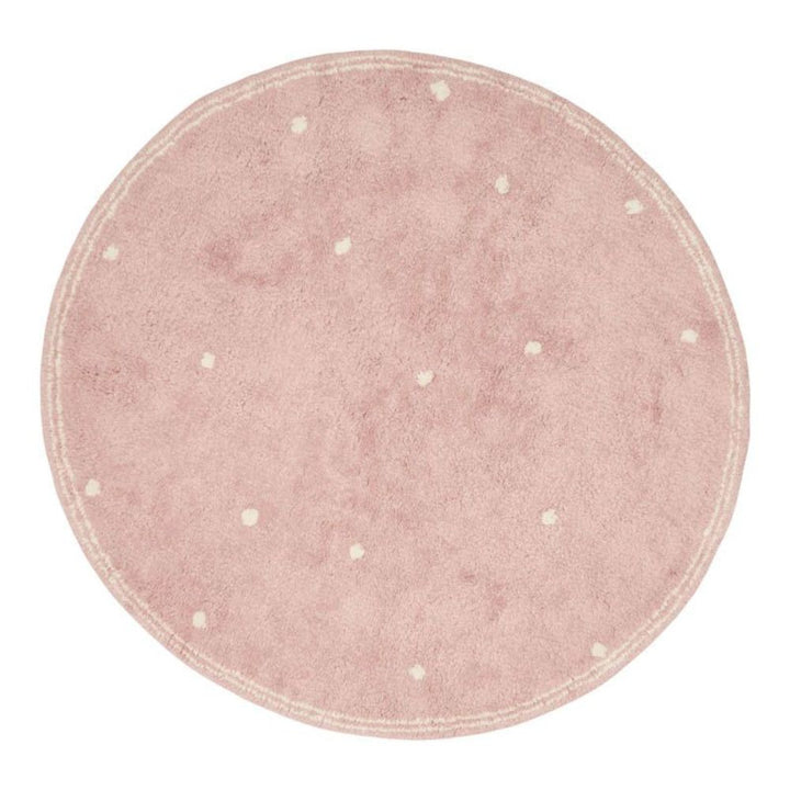 Little Dutch Dywan okrągły Dot Pink 110x110 cm