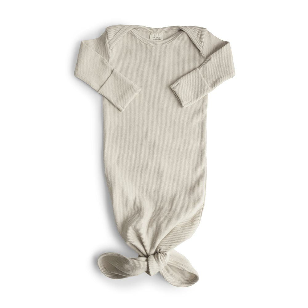 Mushie Pajacyk niemowlęcy wiązany 0-3 m Ivory