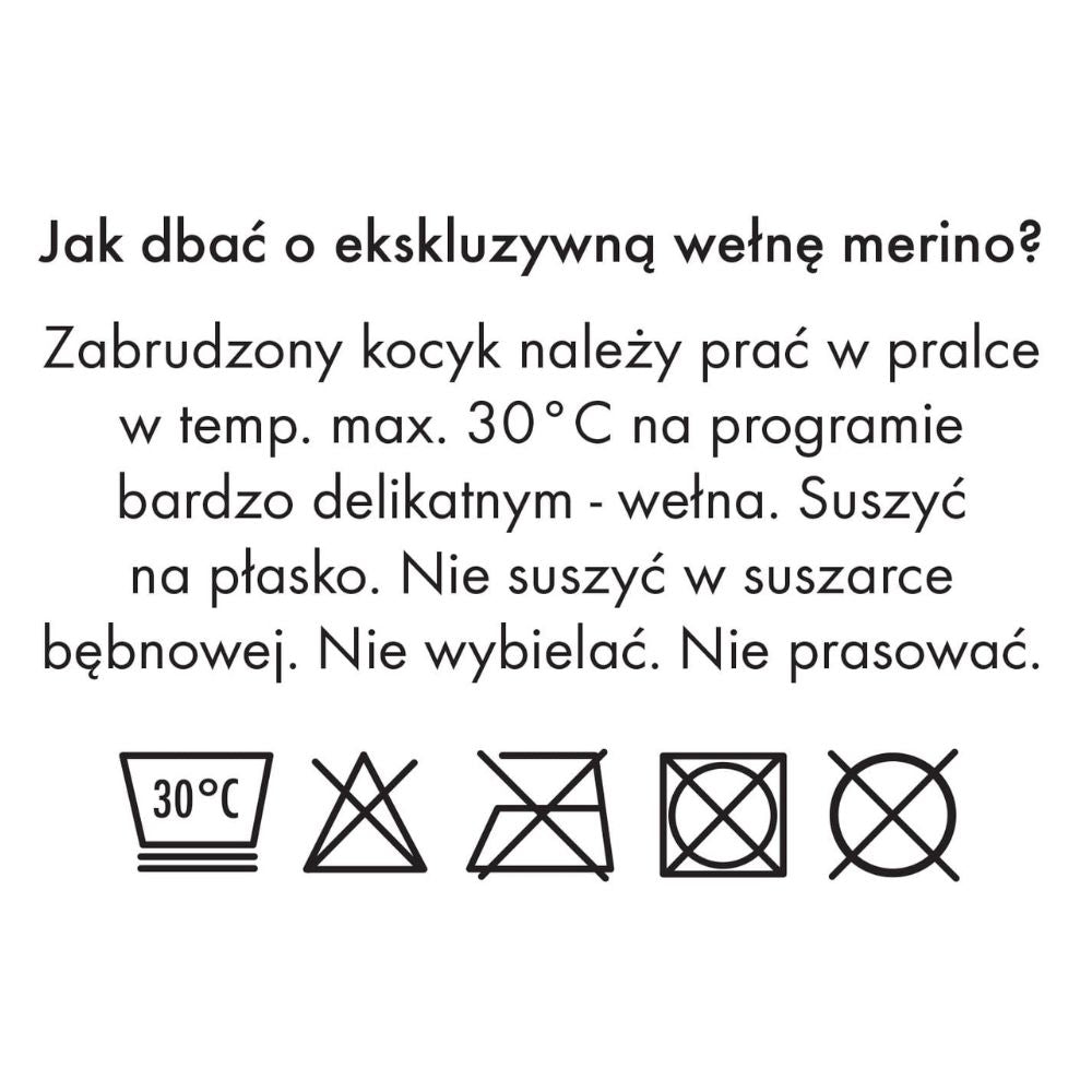 LullaLove Kocyk z wełny merino Pudrowy róż
