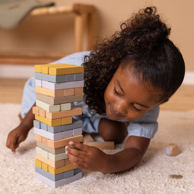 Little Dutch Drewniana gra dla dzieci Jenga