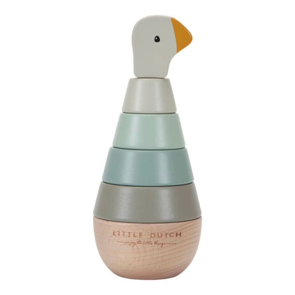 Little Dutch Drewniana piramida dla dzieci Gąska Little Goose