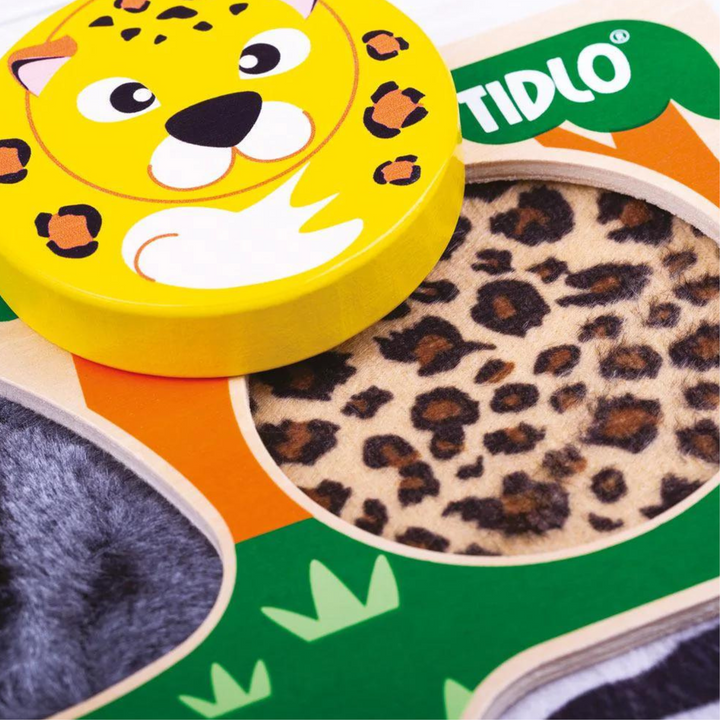 Bigjigs toys Puzzle Sensoryczne Safari
