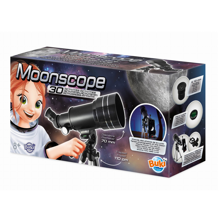 Buki Teleskop dla dzieci księżycowy 30 doświadczeń