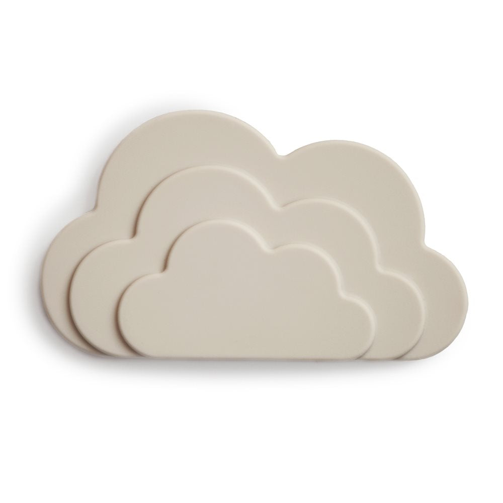 Mushie Silikonowy Gryzak dla niemowlaka Cloud Sand