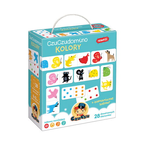 CzuCzu Gra dla dzieci Domino Kolory - 4kidspoint.pl