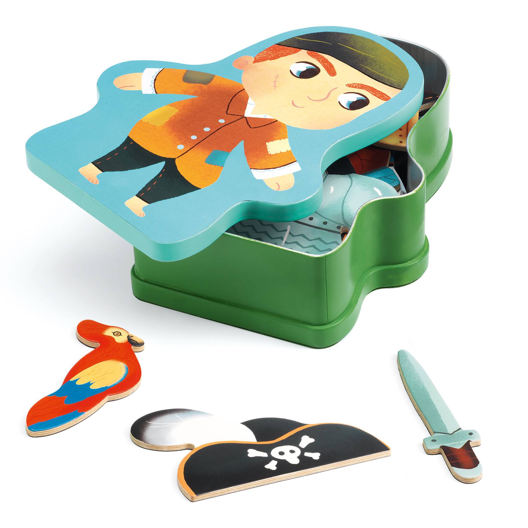 Djeco Układanka magnetyczna Ubieranka Chłopiec - 4kidspoint.pl