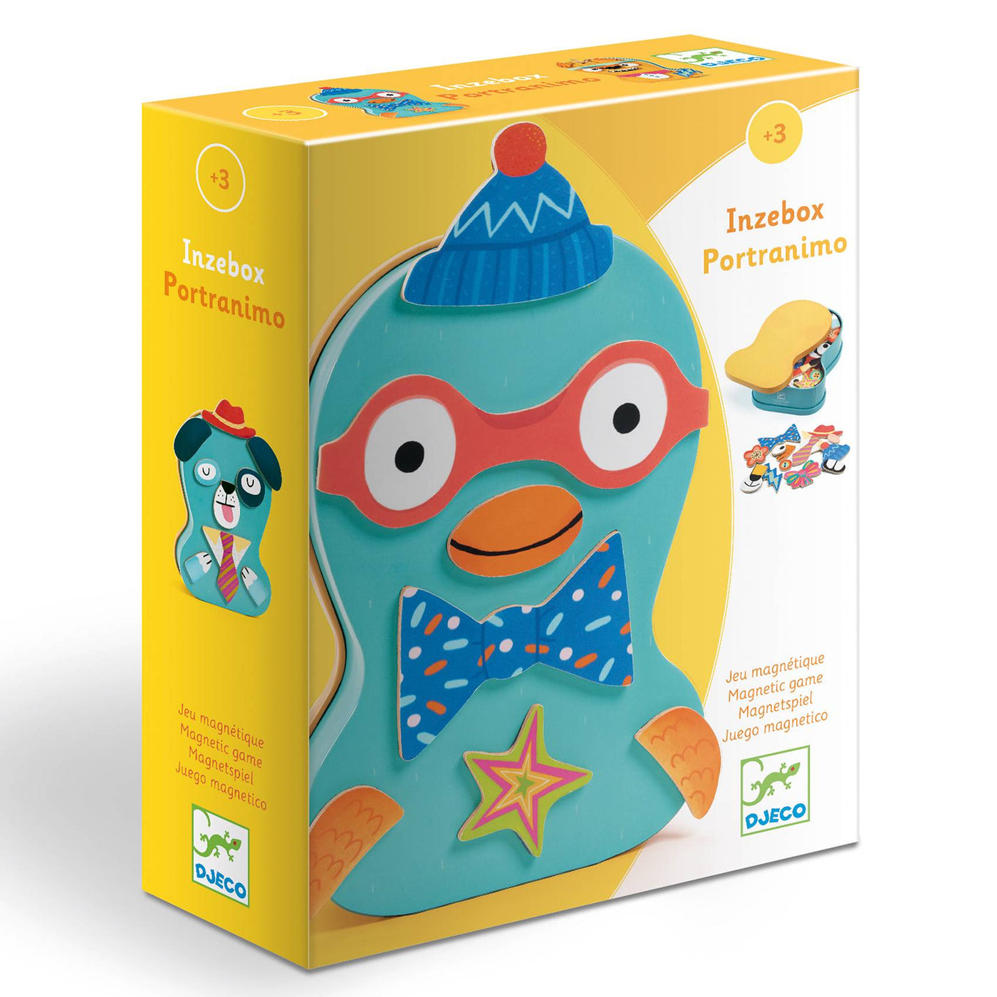 Djeco Układanka magnetyczna Ubieranka Zwierzątka - 4kidspoint.pl