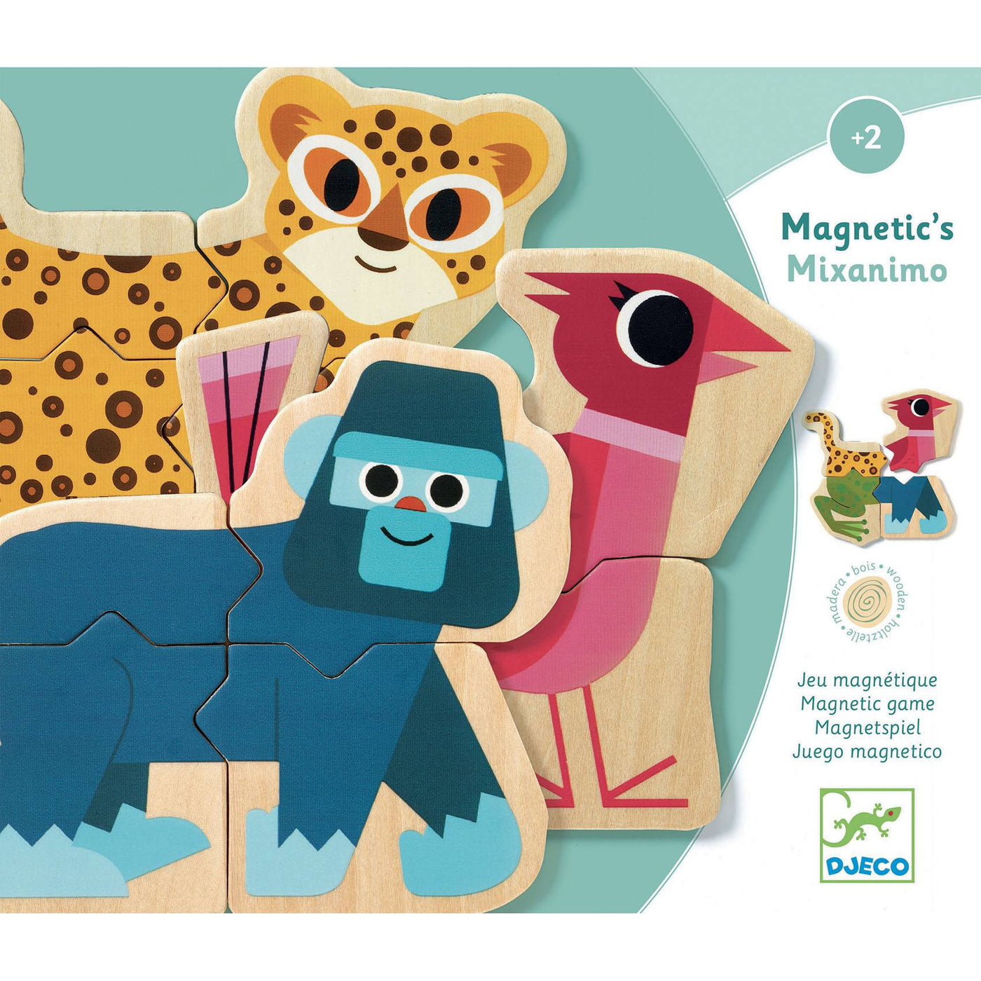 Djeco Magnetyczne puzzle Magnesy Zwierzątka - 4kidspoint.pl