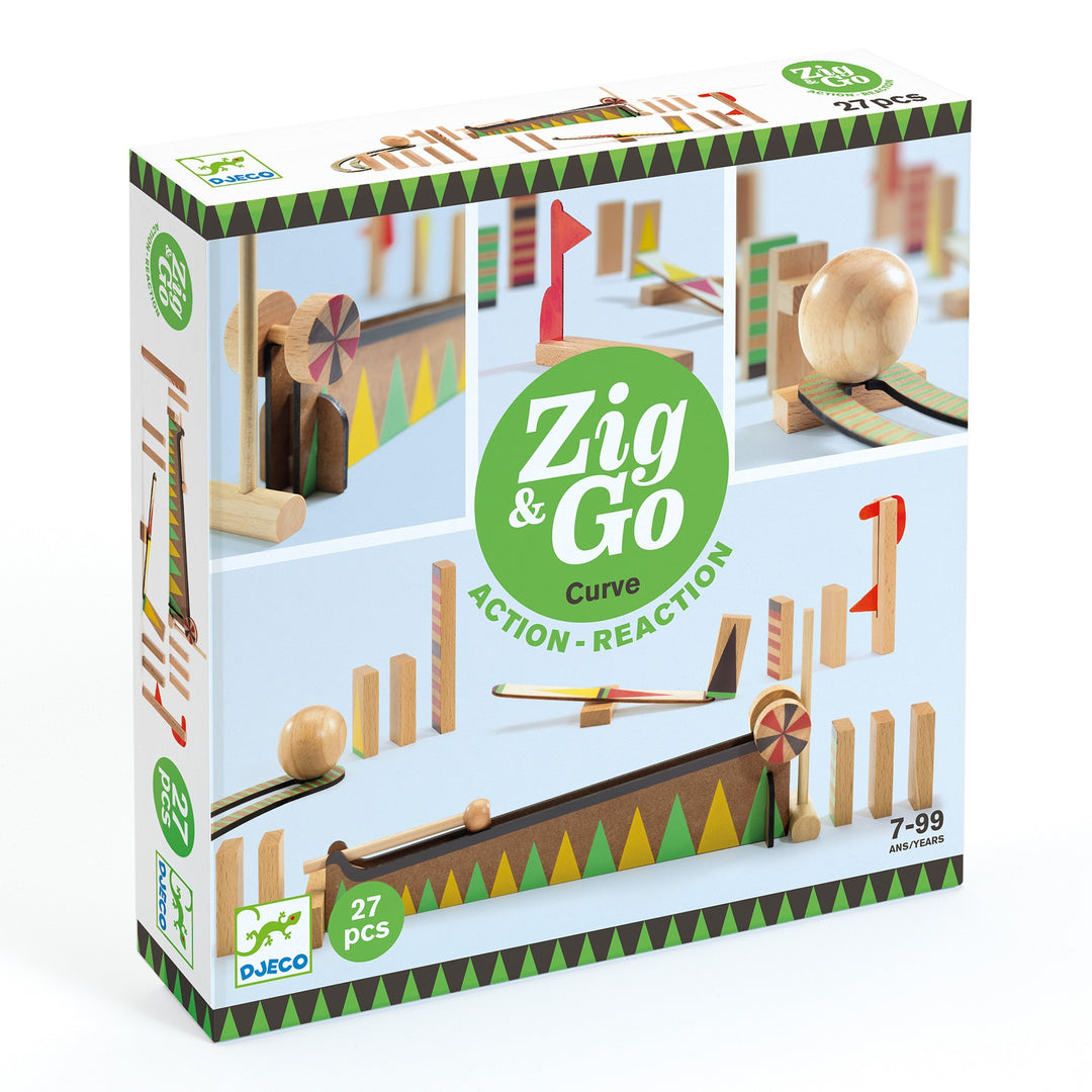 Djeco tor do układania Zig & Go 27 elementów - 4kidspoint.pl
