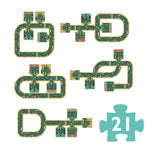 Djeco Puzzle kartonowe Drogi - 4kidspoint.pl