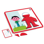 Djeco Układanka figury geometryczne klocki logiczne - 4kidspoint.pl