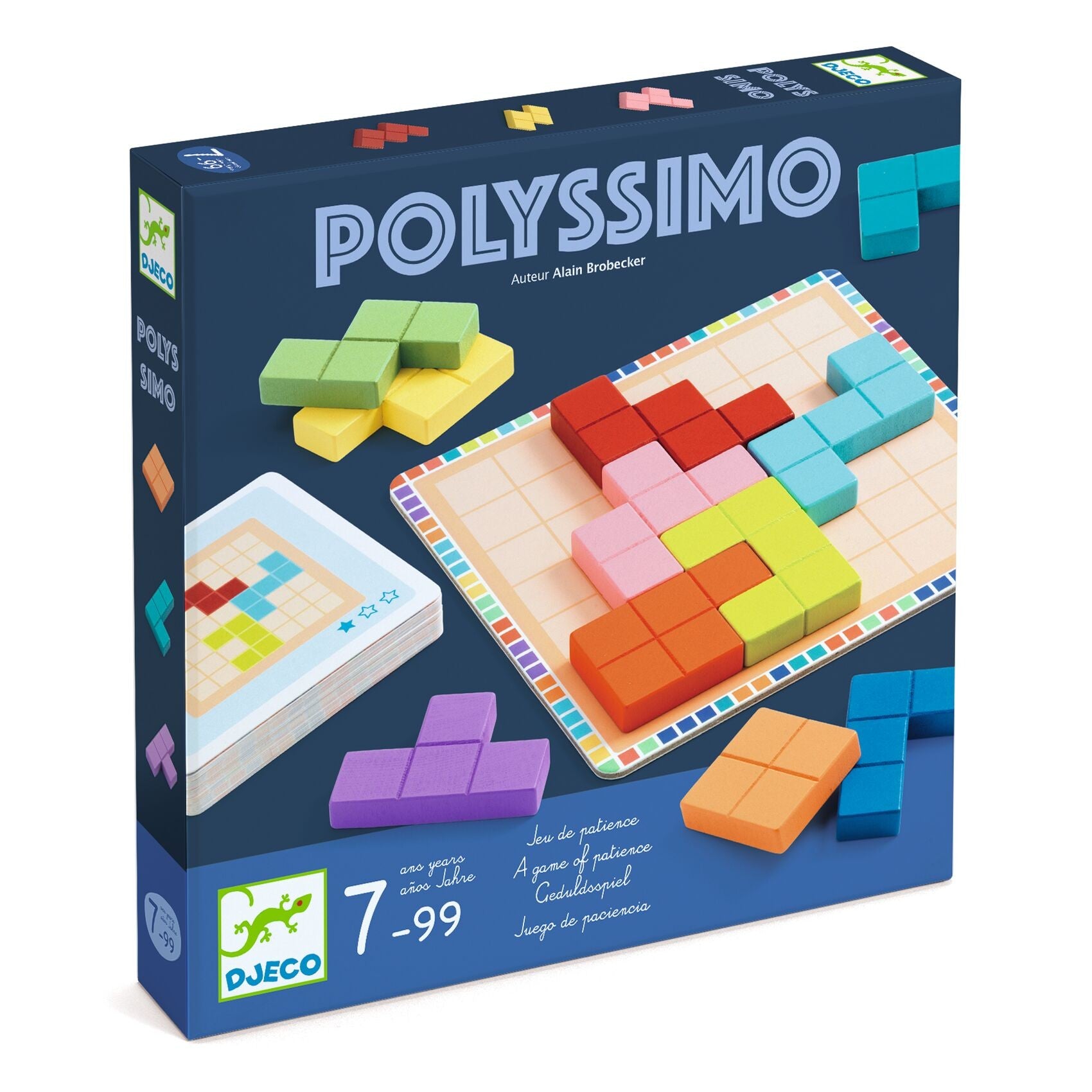 Djeco Gra logiczna - układanka Polyssimo - 4kidspoint.pl