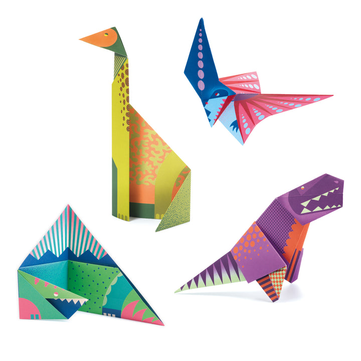 Djeco Zestaw kreatywny Origami Dinozaury - 4kidspoint.pl