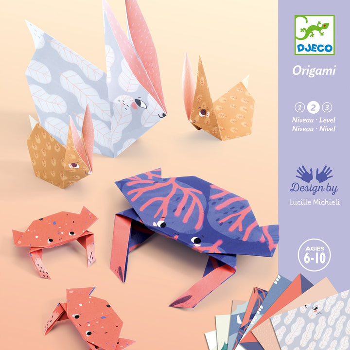 Djeco Zestaw kreatywny Origami Zwierzęta - 4kidspoint.pl