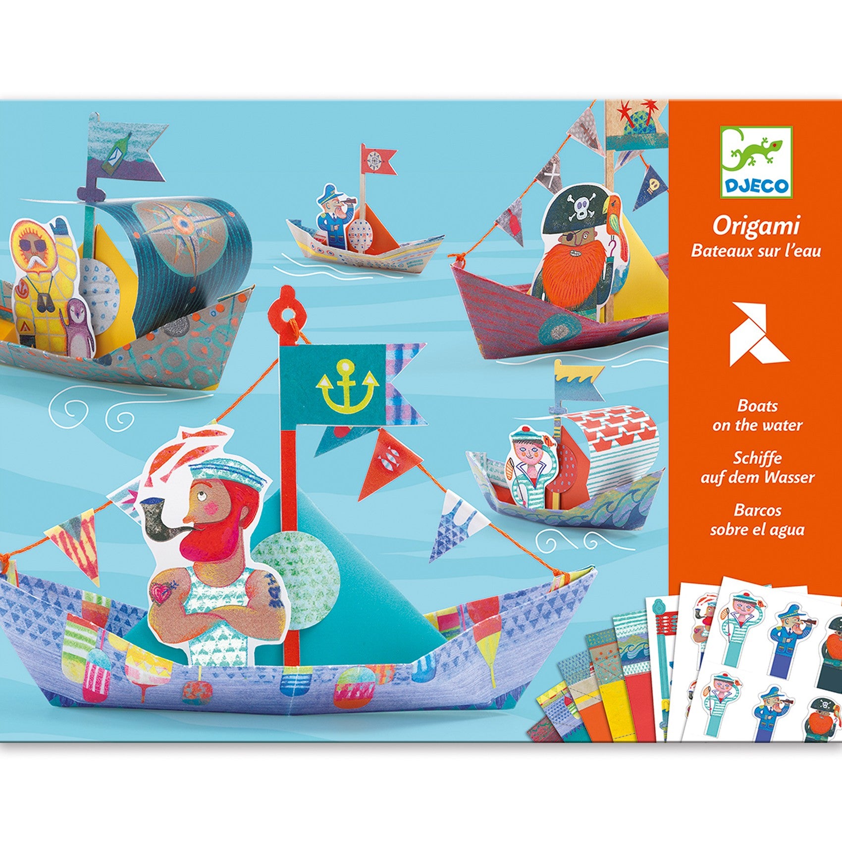 Djeco Zestaw kreatywny Origami Łódki - 4kidspoint.pl