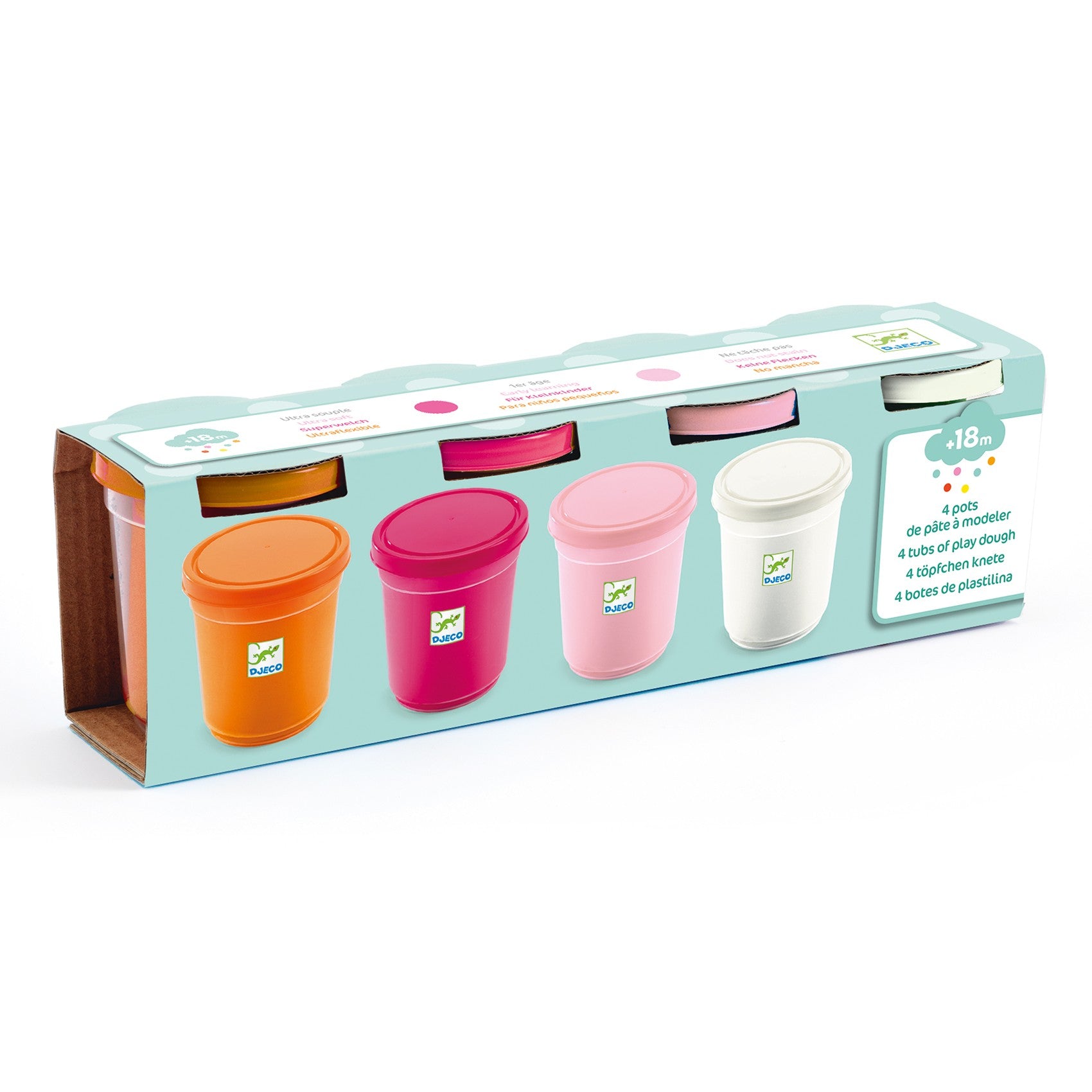 Djeco Masa Plastyczna 4 szt.  Sweet - 4kidspoint.pl