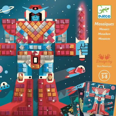 Djeco zestaw kreatywny Mozaika Bitwa Kosmiczna 5+ - 4kidspoint.pl