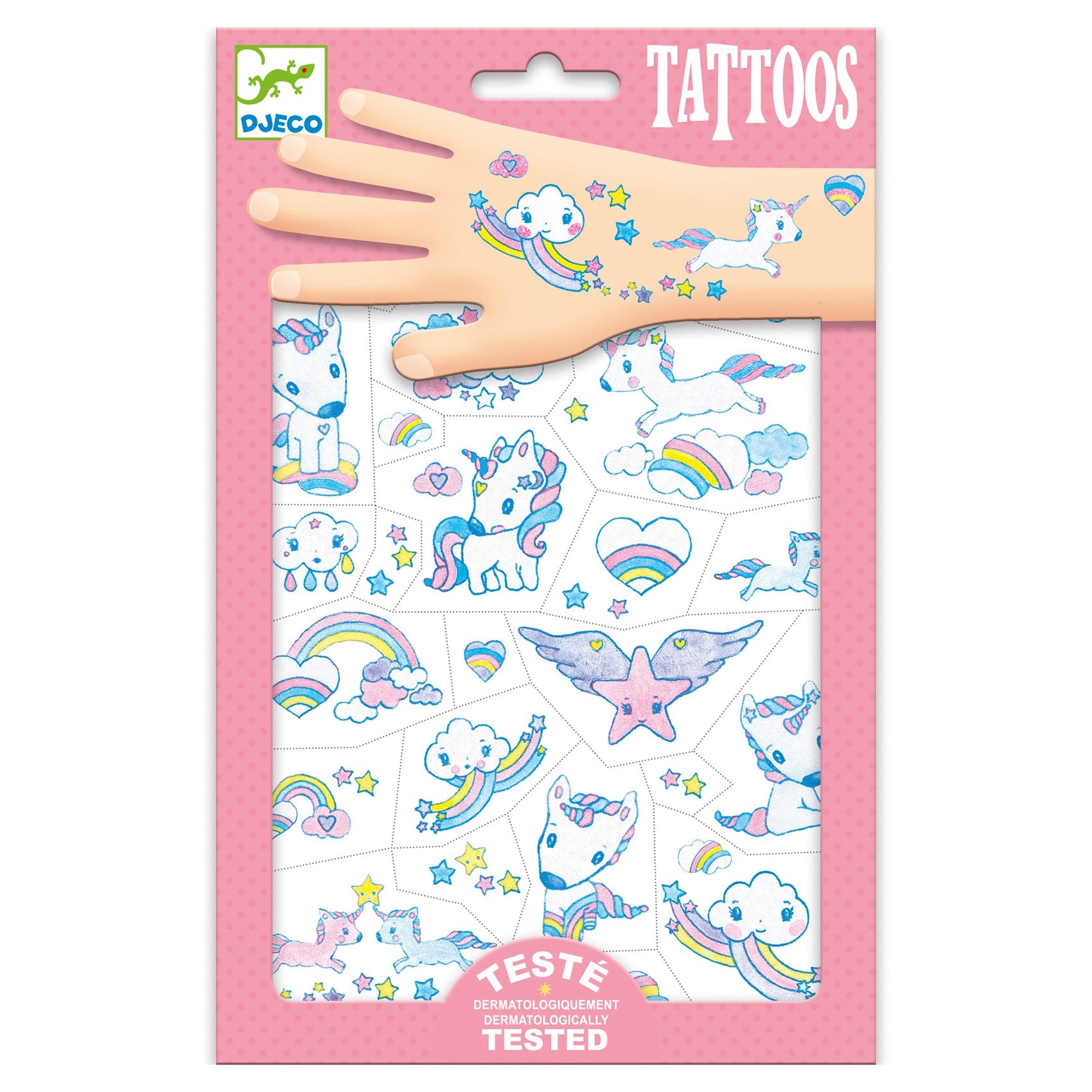 Djeco Tatuaże Jednorożece - 4kidspoint.pl