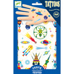 Djeco Tatuaże Kosmos świecące w ciemności - 4kidspoint.pl