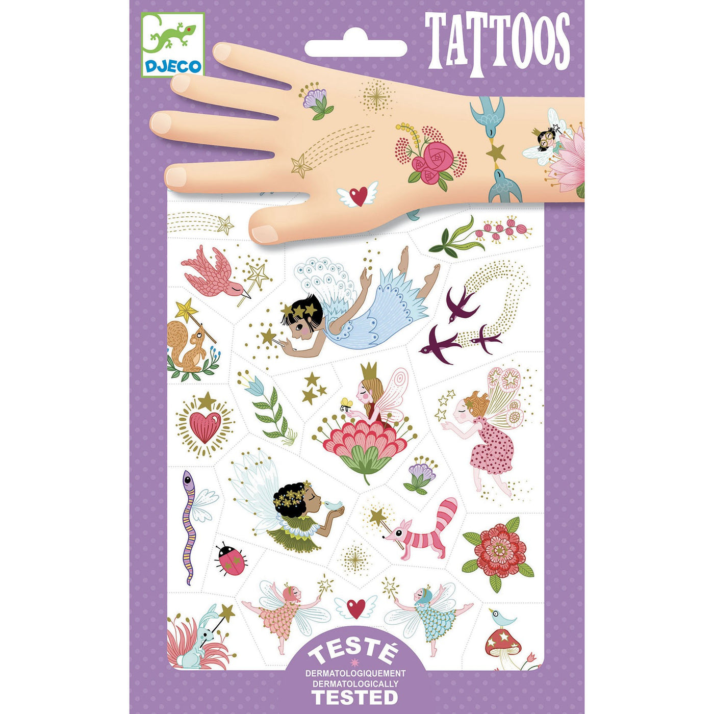 Djeco Tatuaże Przyjaciele wróżki - 4kidspoint.pl