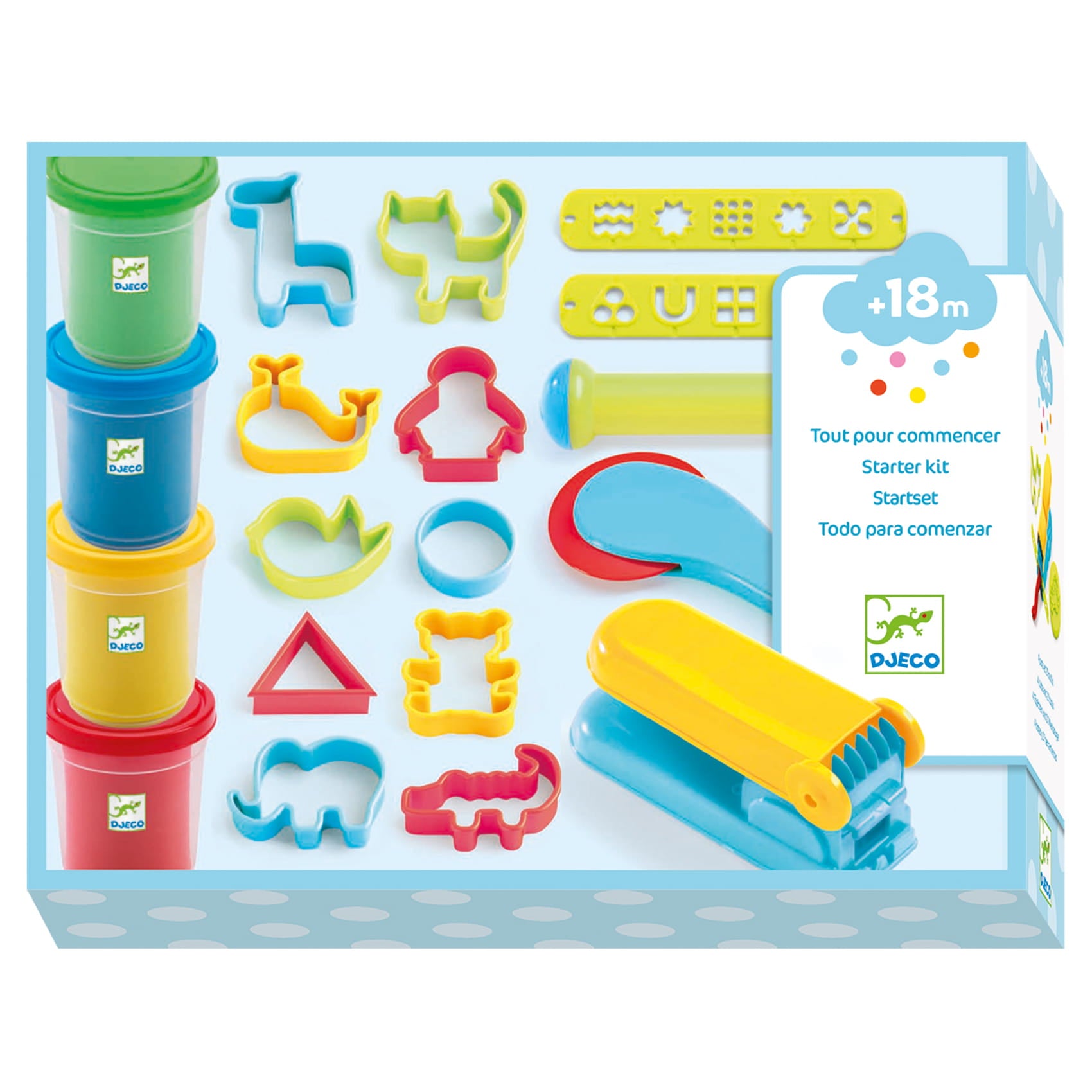 Djeco Masa plastyczna dla dzieci 18m+ - 4kidspoint.pl
