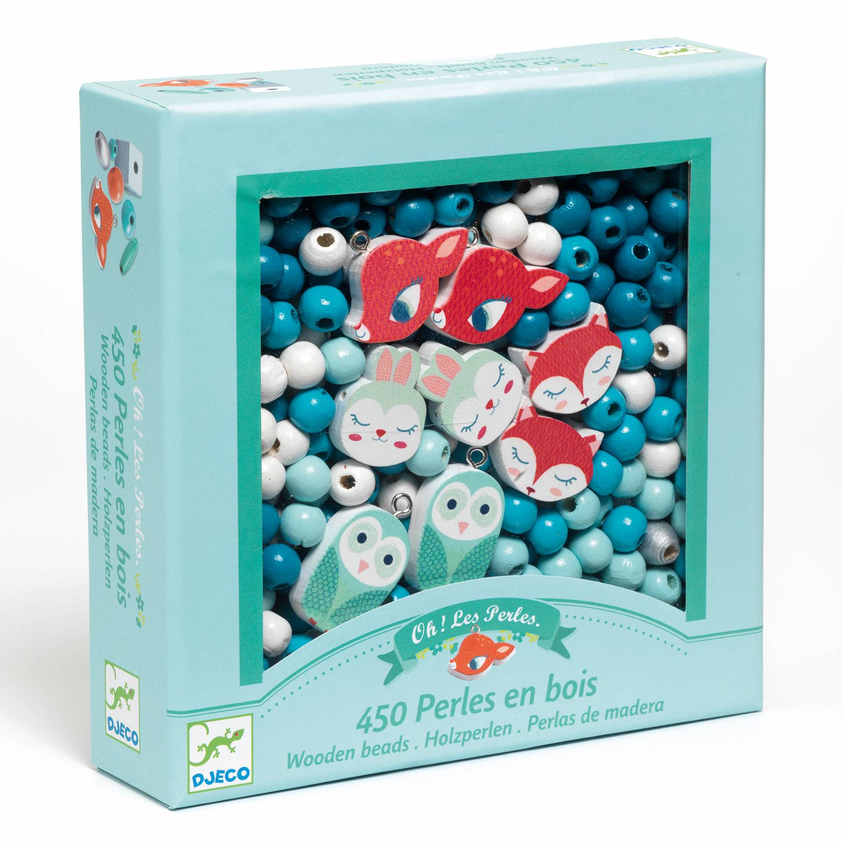 Djeco Koraliki do tworzenia biużuterii leśne zwierzątka - 4kidspoint.pl