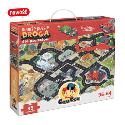 Czuczu Puzzle Droga dla pojazdów 35 elem.