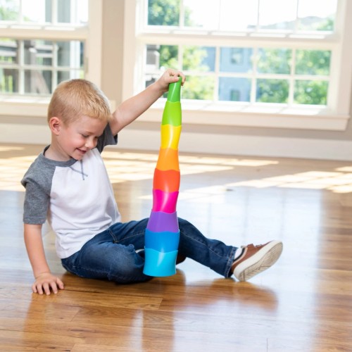 Fat Brain Toys Wieża Spiroku Układanka dla dzieci