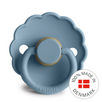 Frigg Smoczek kauczukowy okrągły Daisy Glacier Blue 6m+