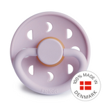 Frigg Smoczek kauczukowy okrągły Moon Soft Lilac 6+
