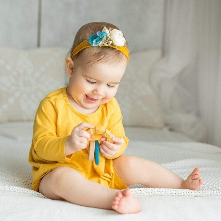 GiliGums Gryzak dla dziecka Pierścień Serce - 4kidspoint.pl