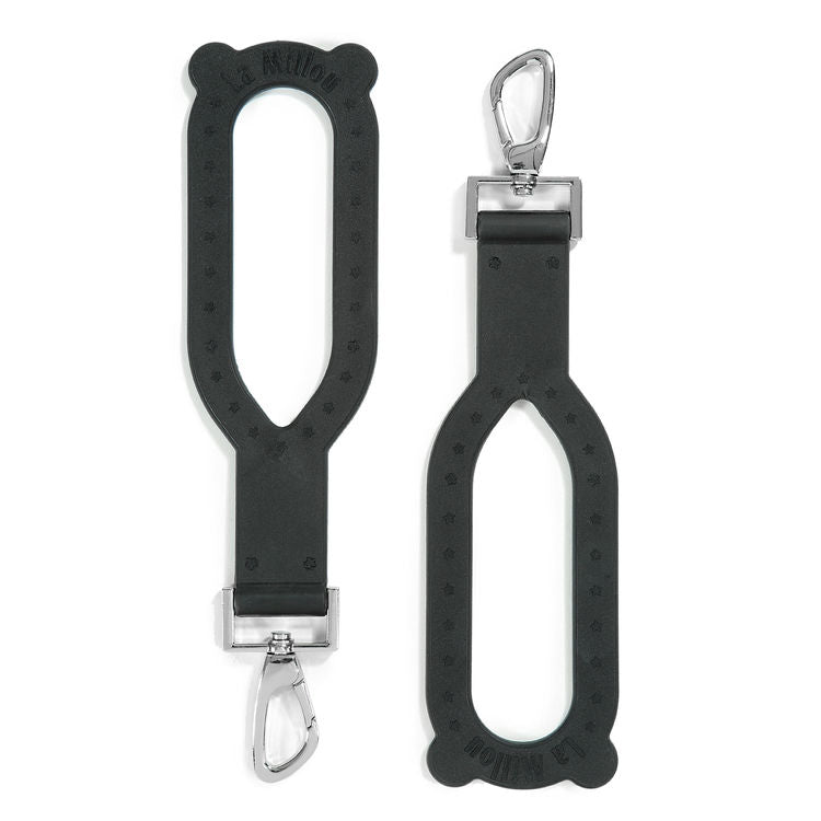 La Millou Zaczepy do torby mocowane do wózka Black