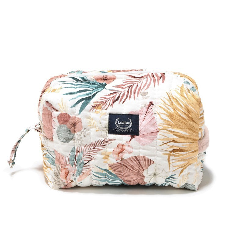 La Millou Kosmetyczka damska Boho Palms Light Powder Pink