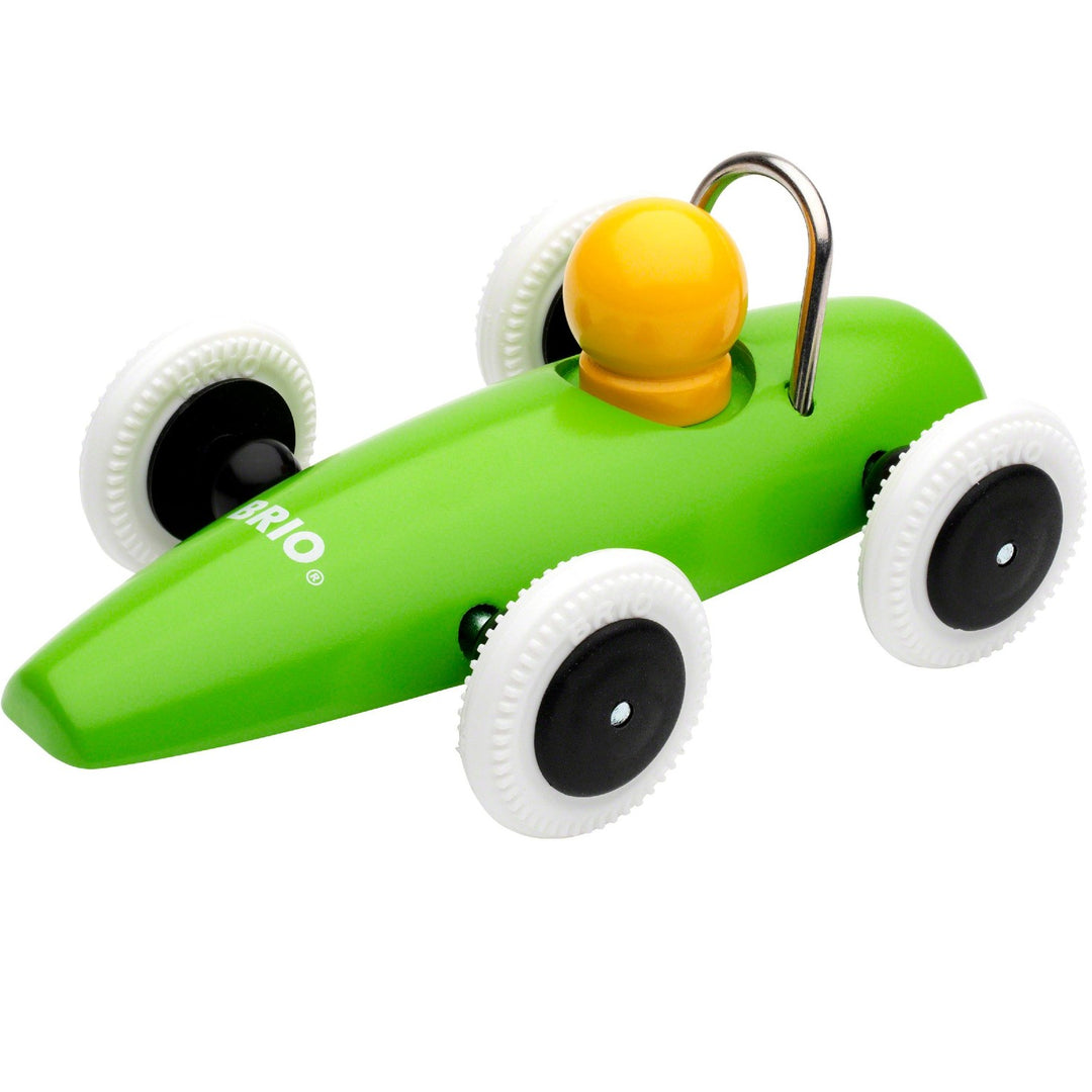 BRIO Samochodzik Drewniany Wyścigówka Zielony