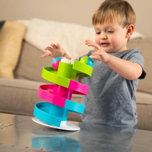 Fat brain Toys Kołyszący Tor dla kulek Wobble Run