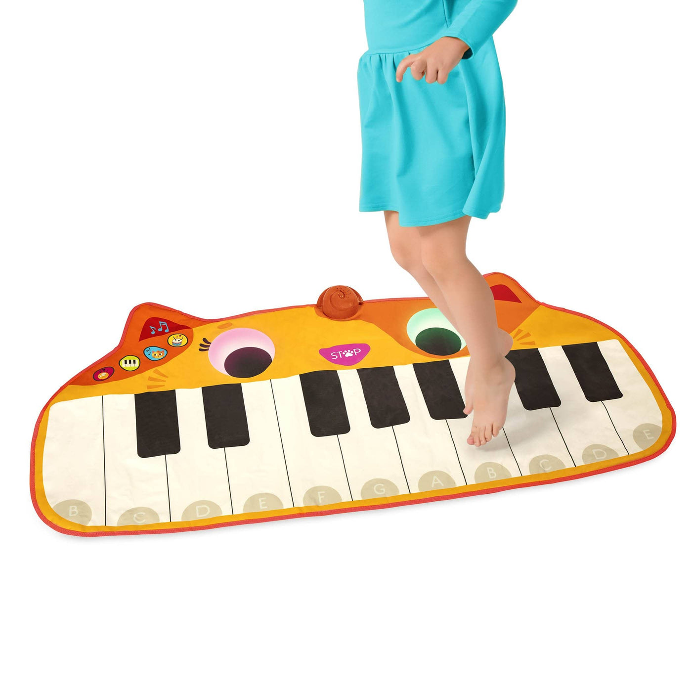 B.Toys Land of B. Lolo’s Meowsical Mat  muzyczna mata kotek pianino podłogowe 3+ - 4kidspoint.pl
