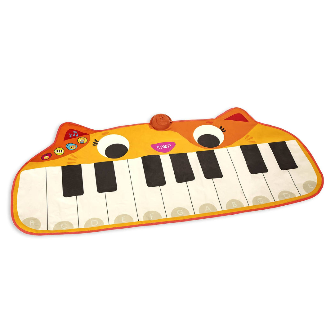 B.Toys Land of B. Lolo’s Meowsical Mat  muzyczna mata kotek pianino podłogowe 3+ - 4kidspoint.pl