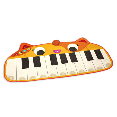 B.Toys Land of B. Lolo’s Meowsical Mat  muzyczna mata kotek pianino podłogowe 3+ - 4kidspoint.pl